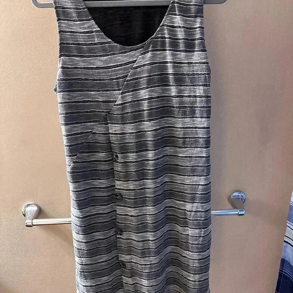 Marsha Button Up Tank‎ Summer Dress Grey Size XL - Picture 2 of 10